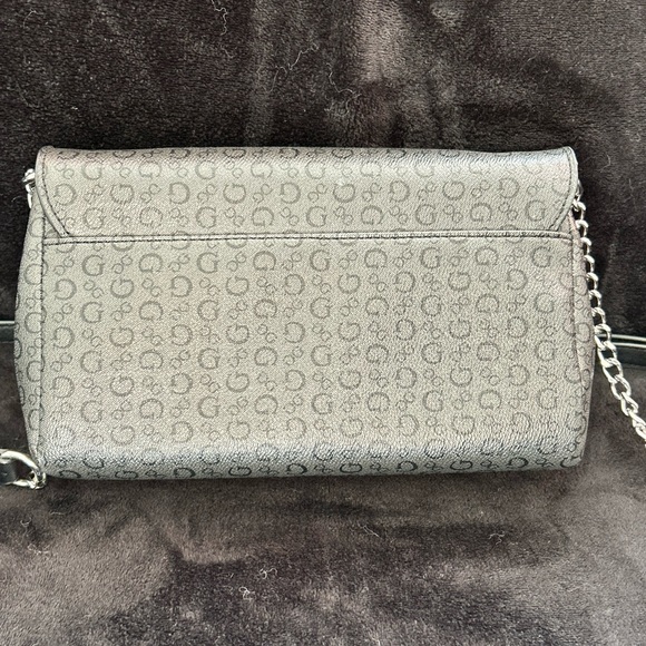 GUESS Silver Monogram Handbag - Picture 3 of 6